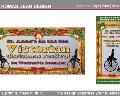 St. Annes Victorian Xmas Banner