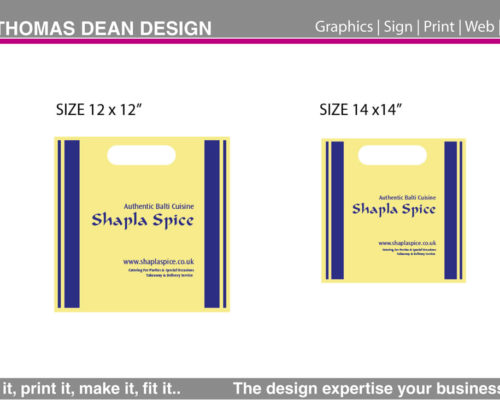 Shapla Spice Takeaway Packaging