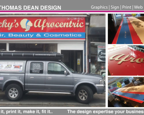 Afrocentric Shop Sign