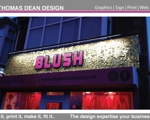 Blush Florist Shop Sign
