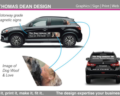 Dog Whisperer Magnetic Vehicle Signs