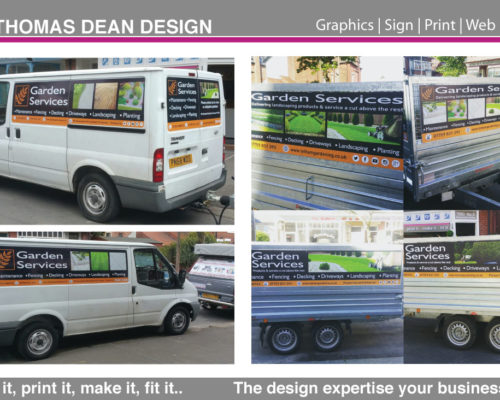 Garden Services Vehicle Graphics