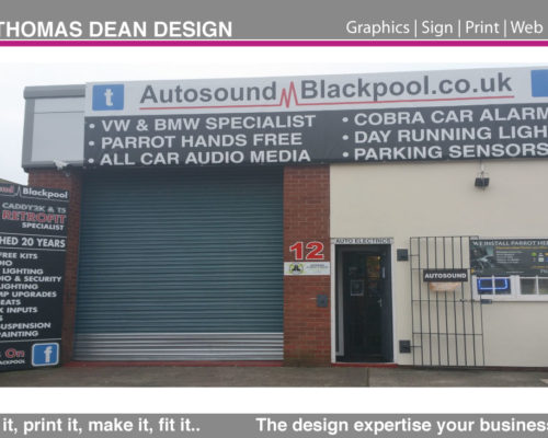 Autosound Shop Signage
