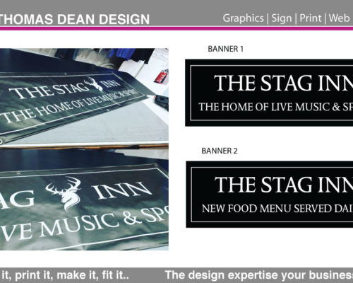 Stag Pub Sign Banners