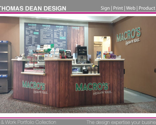 Macros Shop Sign