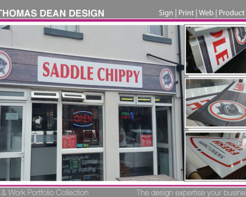 Saddle Chippy Shop Sign
