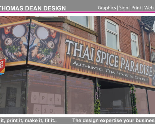 Thai Spice Paradise Sign